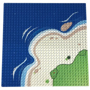 Minifig One 32*32 Baseplate Beach Corner - Baseplate