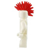 Minifig Red Mohawk - Hair