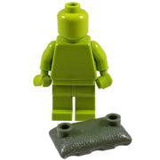 Minifig Sandbag Textured Dark Green (1 sandbag) - Dioramas