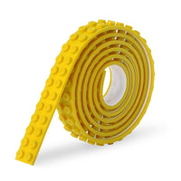 Minifig Silicon Dot Tape (3 Long) - Yellow - Baseplate