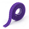 Minifig Silicon Dot Tape (3 Long) - Purple - Baseplate
