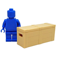 Minifig Thin Tan Crate - Dioramas