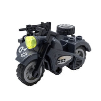 Minifig World War II German Motorcycle with Sidecar - Motorcycles