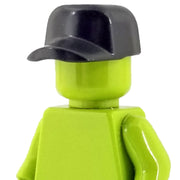 Minifig Black Patrol/Baseball Cap - Headgear