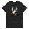 Griffin Short Sleve Unisex t-shirt - Black Heather / 5XL - Printful Clothing