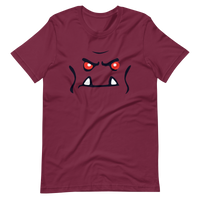Brick Forces Orc Face Short-Sleeve Unisex T-Shirt - Maroon / 3XL