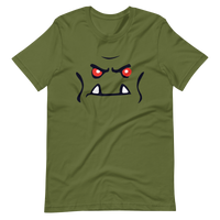 Brick Forces Orc Face Short-Sleeve Unisex T-Shirt - Olive / 3XL