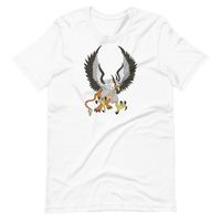 Griffin Short Sleve Unisex t-shirt - White / 5XL - Printful Clothing