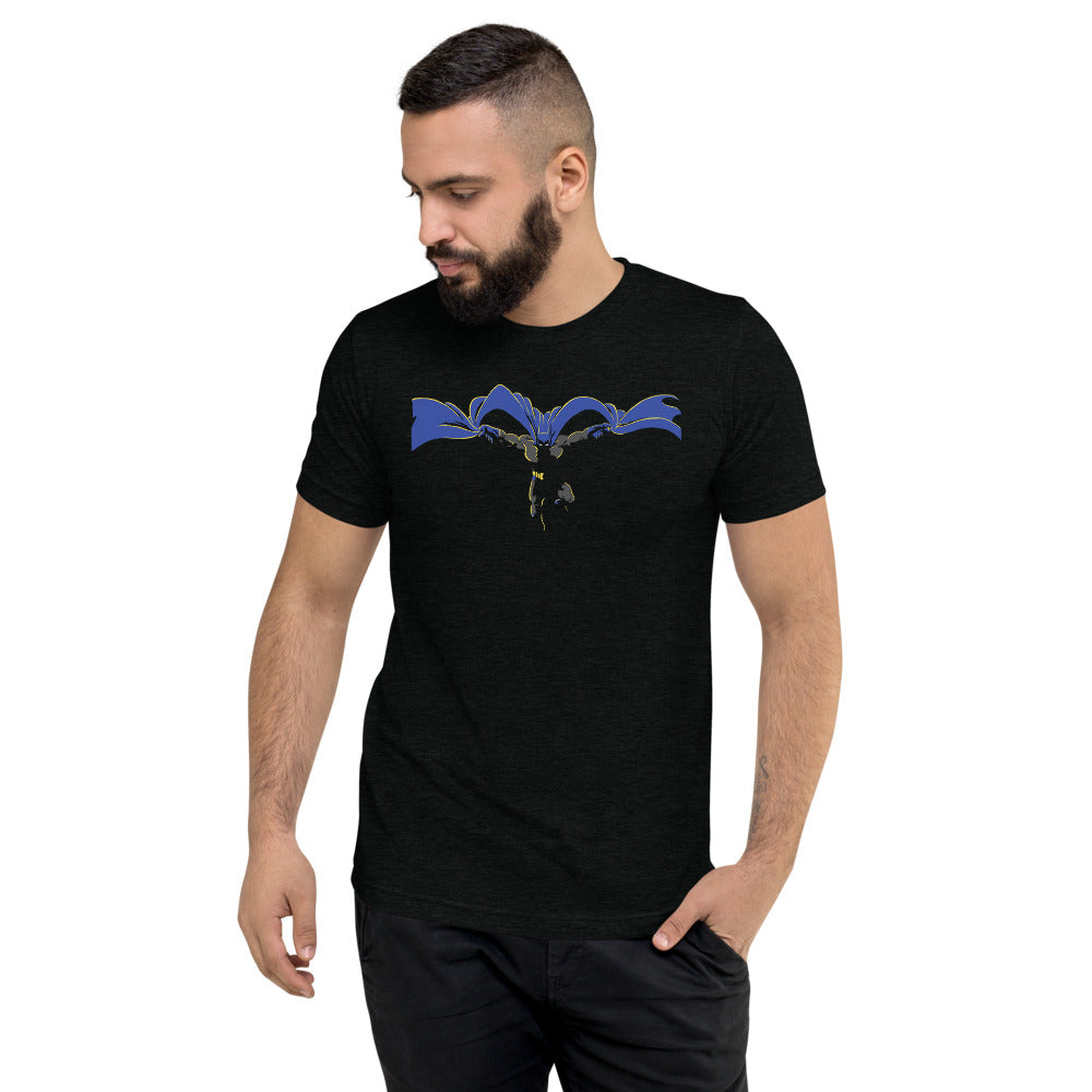 Dark Knight Jumping From Shadows t-shirt - XS - Printful Clothing
