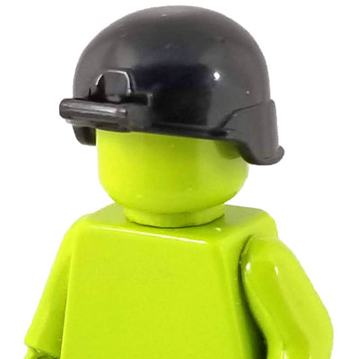 Minifig Black Ballistic Helmet - Headgear
